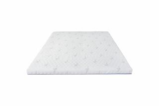 Topper cu spuma poliuretanica Superconfort Lavant 7 Zone 140x200, husa detasabila si lavabila, tratament lavanda, fermitate medie