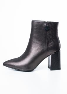 Ghete de piele naturala Epica 1637 bronz