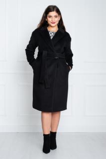 Palton Aveline midi negru