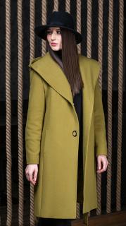 Palton de lana Sentierri 799 olive