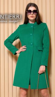 Palton de lana Sentierri 833 verde