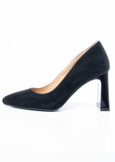 Pantofi de piele naturala Cunadena 573 negri