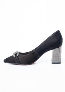 Pantofi de piele naturala Epica 1427 negri