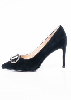 Pantofi de piele naturala Epica 1544 negri
