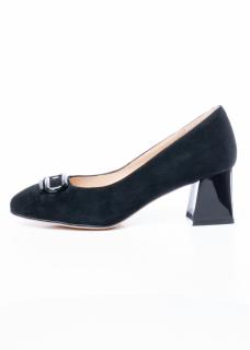 Pantofi de piele naturala Epica 1610 negri