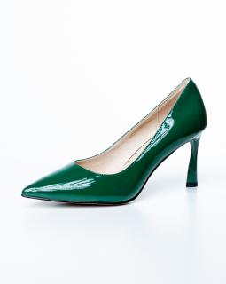Pantofi de piele naturala Epica 2463 - 8 cm  verzi
