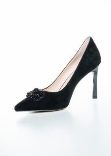 Pantofi de piele naturala Epica 2540 negri