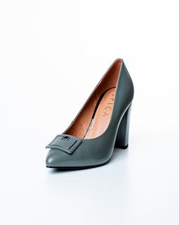 Pantofi de piele naturala Epica 3003 - 9 cm  verzi