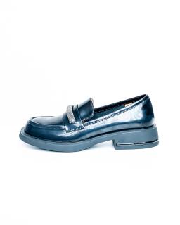 Pantofi de piele naturala Epica 3268 - 3 cm  negri