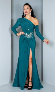 Rochie Anara lunga verde