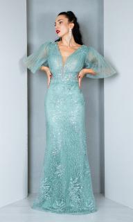 Rochie Anneliese lunga menta