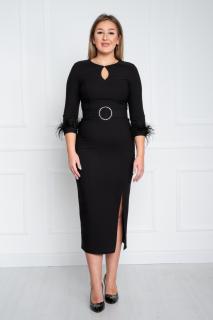 Rochie Annette midi neagra