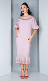Rochie Anthea midi pudra