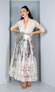 Rochie Blakeleigh midi crem