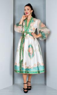 Rochie Blakelyn midi crem