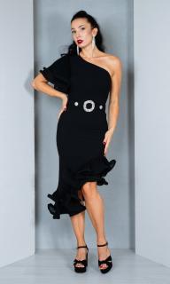 Rochie Carla midi neagra
