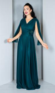 Rochie Carmella lunga verde