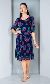 Rochie Dawsyn midi bleumarin