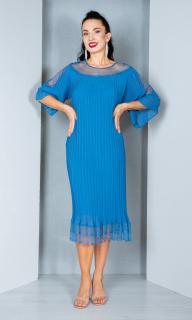 Rochie Delaney midi bleu