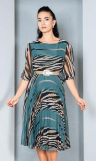 Rochie Ehlani midi vernil