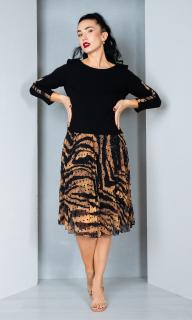 Rochie Elsie midi neagra