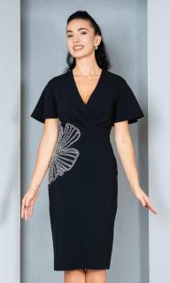 Rochie Etta midi neagra