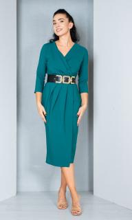 Rochie Farah midi verde