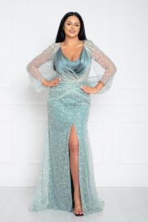 Rochie Olivia lunga menta