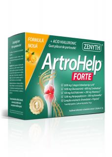 ArtroHelp Forte, 28 plicuri(Colagen I si III,glucozamina, condroitina,ac. hialuronic,Boswellia) Dureri articulare