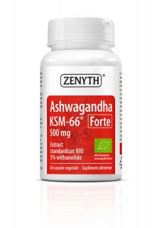 Ashwagandha KSM-66   Forte  500 MG CPS (reducerea stresului, anxietate si echilibru interior.)