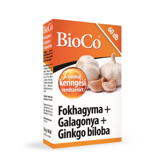 BioCo Usturoi + Paducel + Ginkgo Biloba ( mentinerea functionarii normale a sistemului circulator )   60 CPM
