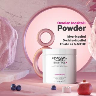 Codeage Liposomal Ovarian Inositol+ - Mixed Berry , Myo-Inozitol Ovarian cu Coenzima Q10 cu Aroma de Fructe de Padure, 148.2 g