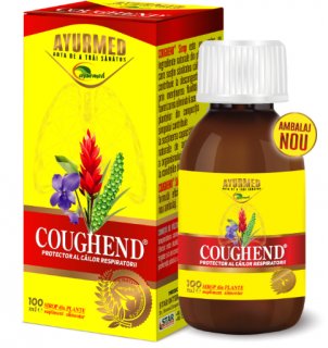 Coughend cu Zahar ( Sirop din plante pentru toate tipurile de tuse)   100ml