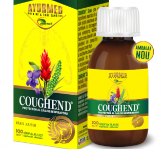 Coughend Fara Zahar ( Sirop din plante pentru toate tipurile de tuse )   100 ml