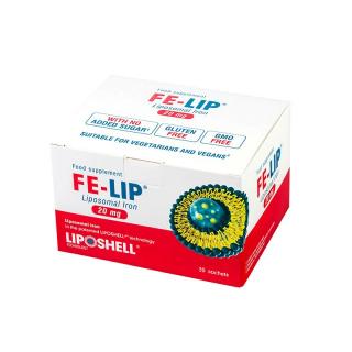 Fier Lipozomal 20 mg LIPOSHELL   (30 plicuri), FE-LIP