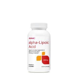 Gnc Alpha-lipoic Acid 300 Mg, Ala Acid Alfa Lipoic, 60 Tb