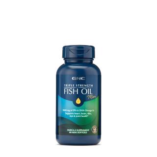 Gnc Triple Strength Fish Oil, Ulei De Peste Mini Capsule, 60 Cps