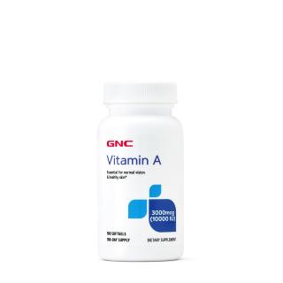 Gnc Vitamin A 3000 Mcg (10000 Ui), Vitamina A 180 Cps