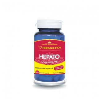 Hepato Curcumin95 (Protejeaza si detoxifica celulele ficatului)   60 cps