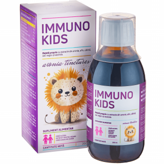 Immuno Kids 200ml ,   o formula unica din 5 superfructe minune pentru sustinerea imunitatii celor mici