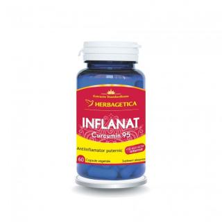 Inflanat Curcumin95 ( sustine sistemul respirator, calmeaza durerea )   60 CPS