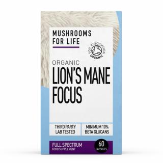 LIONS MANE FOCUS Full Spectrum 1000mg   60 cps(regenerare neuroni, memorare, focusare)