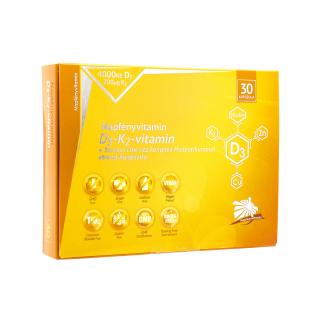 Napfenyvitamin D3-K2-vitamin si complex de oligoelemente organice(ZINC, CUPRU) cu prebiotice.   30 cps