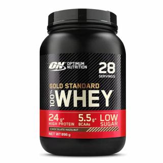 ON Gold Standard 100% Whey Protein White Chocolate Hazelnut 0.9 kg. Proteina din zer