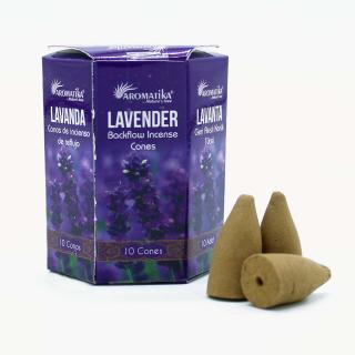 Pachet de 10 CONURI de Tamaie Masala Fum Curgator - Lavanda