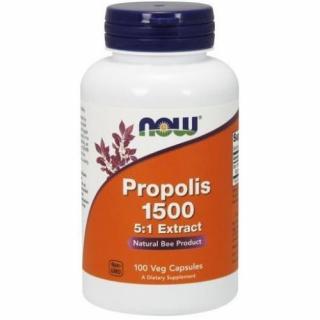 Propolis 5:1 Extract, 1500mg - 100 cps (antibiotice, antivirale, antibacterian)