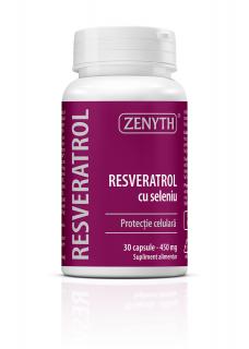 Resveratrol 450 mg cu Seleniu (actiune anti-aging si de protectie cardiovasculara)   30 cps