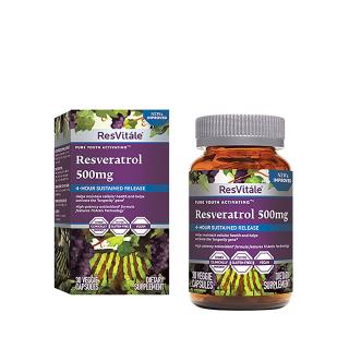 Resvitale Resveratrol 500 Mg, Quercetina 40 Mg, 30 Cps