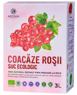 Suc de Coacaze Rosii 100% Natural si Ecologic la 3L