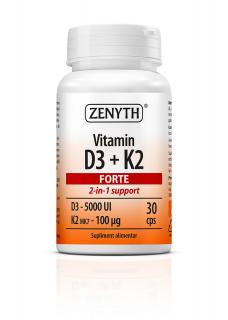 Vitamina D3 5000 UI + K2 Forte